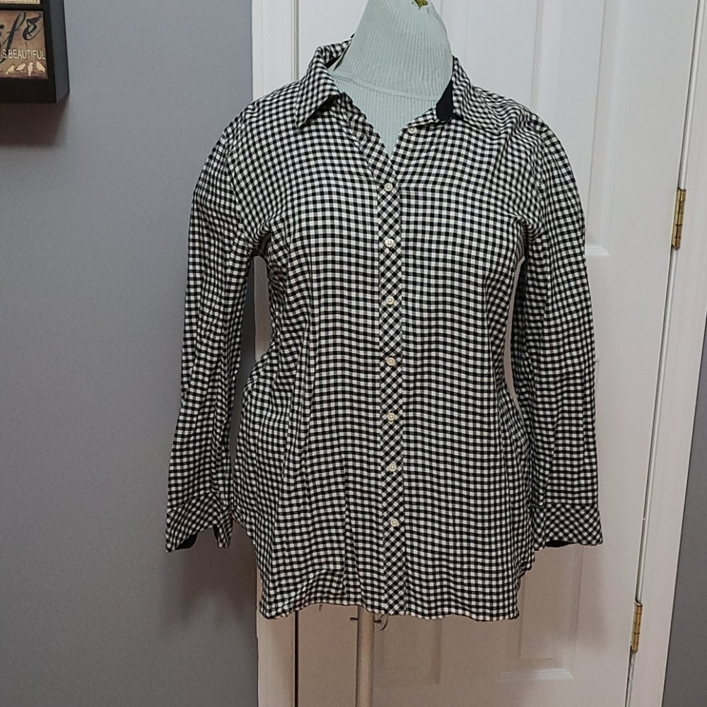Talbots button down blouse xl.